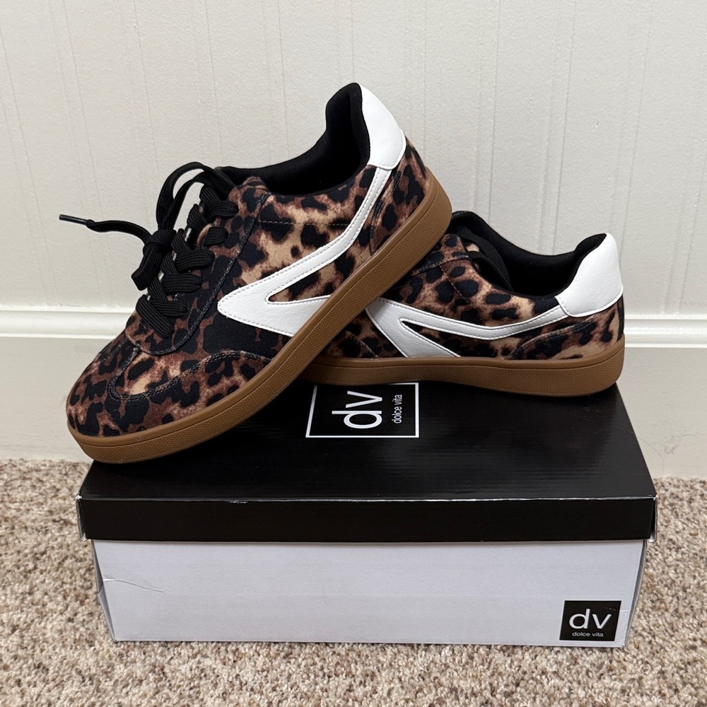 DV by Dolce Vita Leopard Print Sneakers